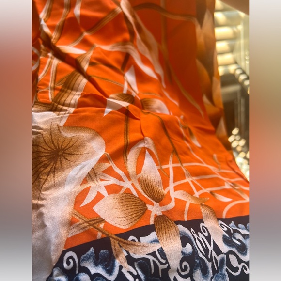 Bohemian style Kimono , summer beach cover-up, Floral print with waist belt/tie - Picture 7 of 8